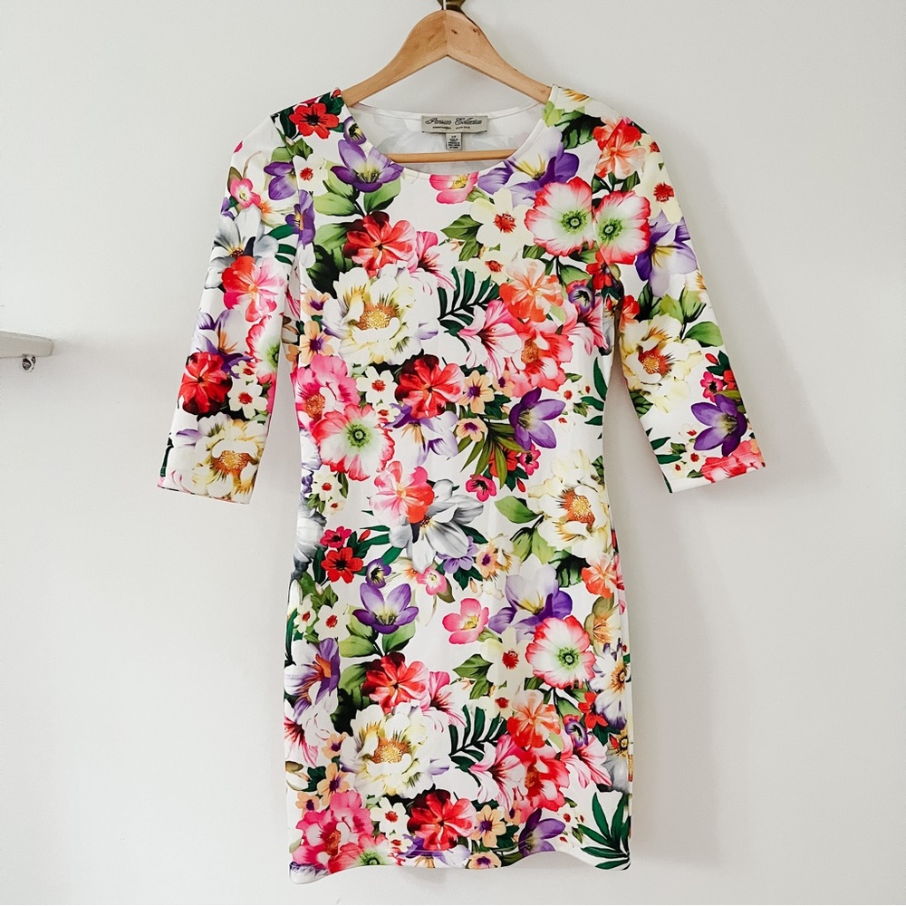 PARISIAN COLLECTION Hawaiian Floral Dress